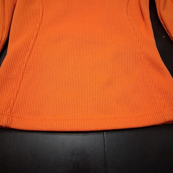 Spyder Orange Women's Zip Up Sweater Size SP - Picture 9 of 10